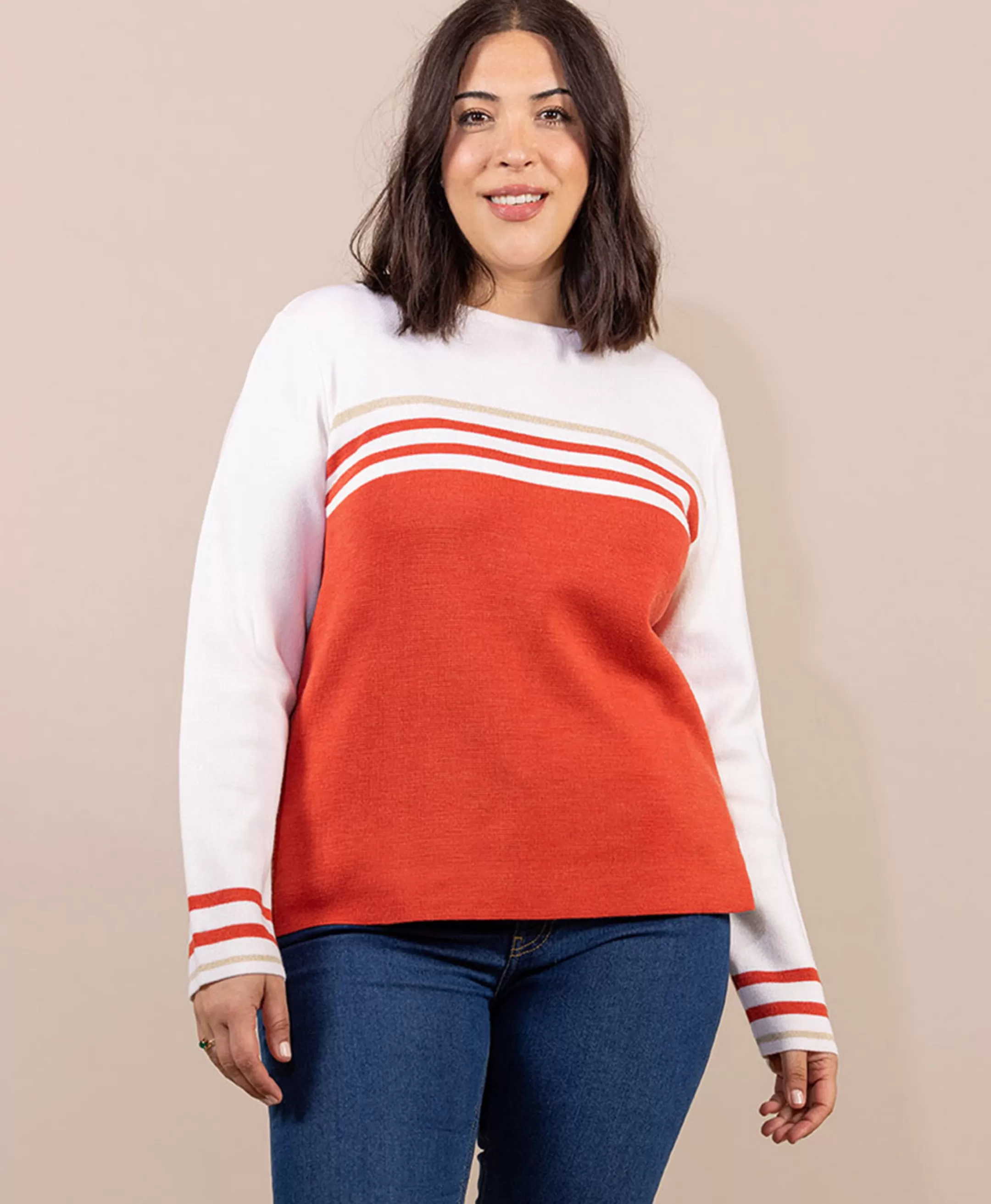 pull_orange_kolette_5.webp Terre de Marins PULL ORANGE KOLETTE Clearance